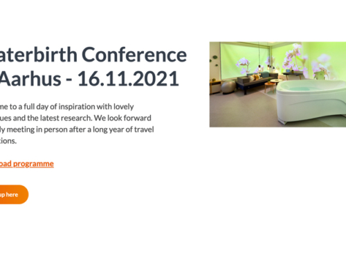 Waterbirth Conference in Aarhus – 16.11.2021